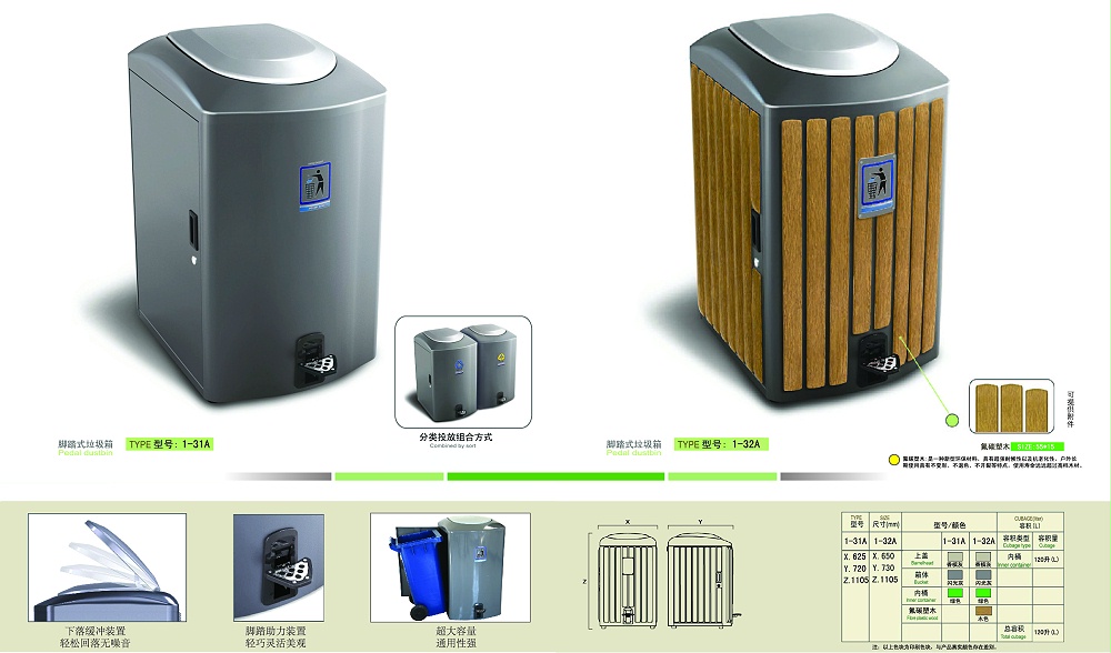 分類組合垃圾桶